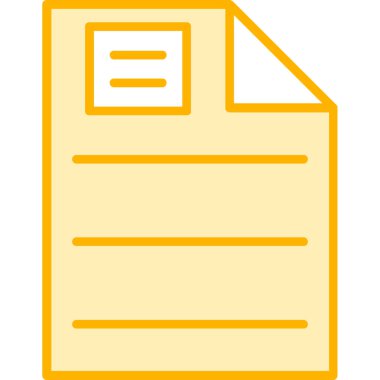 Dosya. Web simgesi basit illüstrasyon