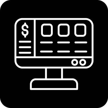 para simgesi vektör illüstrasyonu