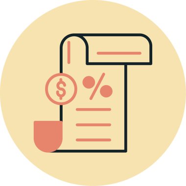 İndirim. Web simgesi basit illüstrasyon