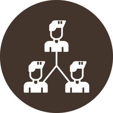 Glyph biçiminde bir grup insan simgesi