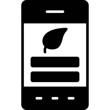 Çevre ekolojisi simgesi ana hat biçiminde