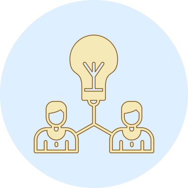 Bir grup insanın vektör çizimi