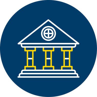 bina simgesi, vektör illüstrasyonu