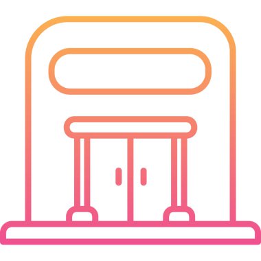 Modern bir simgenin vektör illüstrasyonu