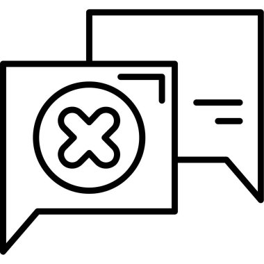 Mesaj var. Web simgesi basit illüstrasyon