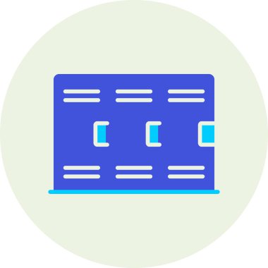 Sunucu. Web simgesi basit illüstrasyon