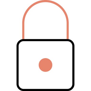 Kilit ikonu vektör resimlemesini kilitle