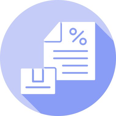 Outline biçiminde indirimli satış fiyatı simgesi