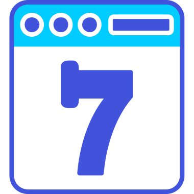 Takvim. Web simgesi basit illüstrasyon