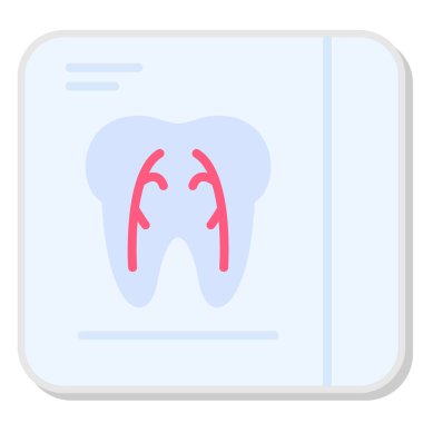 Diş bakımı modern ikon vektör çizimi