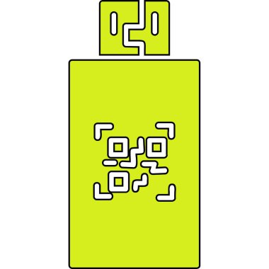 Çizgi film ağaç simgesinin vektör illüstrasyonu