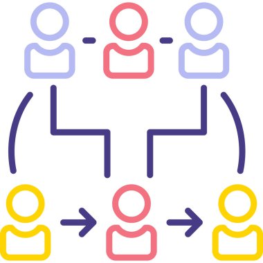 ticari iletişim grubu simgesi - özet biçimi