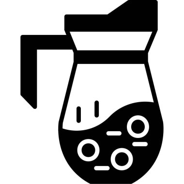 Kahve. Web simgesi basit tasarım