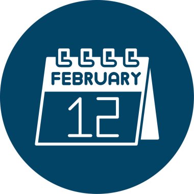 Takvim simgesi tasarımı, vektör illüstrasyonu