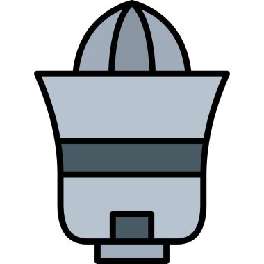 Kahve fincanı simgesi, basit vektör çizimi