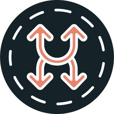 ok simgesi vektör illüstrasyonu