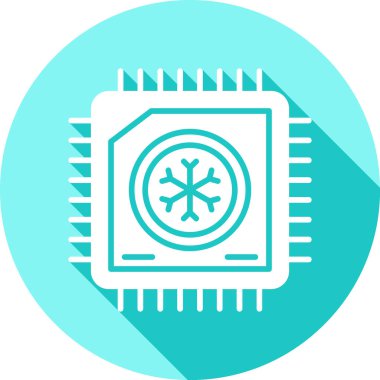 CPU kutsal kişilerin resmi, vektör çizim