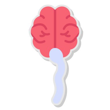 Beyin simgesi olan bir beyin