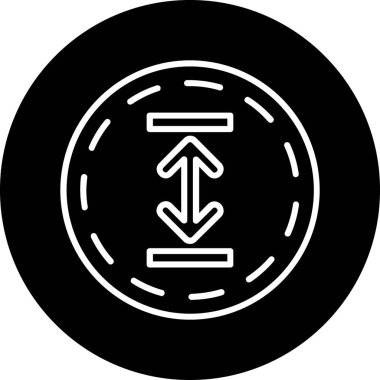 Modern bir simgenin vektör illüstrasyonu