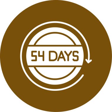 5 günlük ikon vektör illüstrasyonu