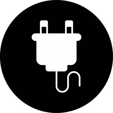 İllüstrasyon elektrik dolgu simgesi