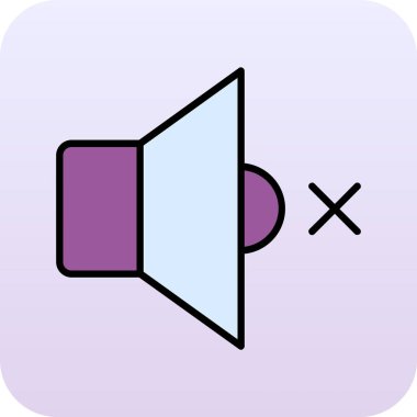 Kişisel ve ticari kullanım için hoparlör vektör simgesi simgesi vektör çizimi..