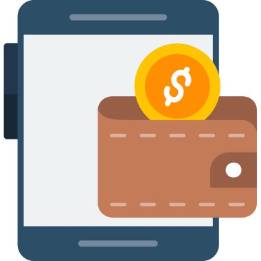 para çevrimiçi alışveriş simgesi düz stil