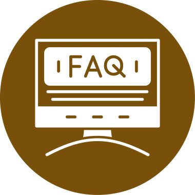 Sorunuzu ve yanıtını simgesini, vektör çizim