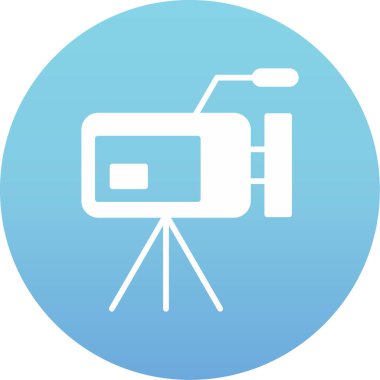 Kamera. Web simgesi basit illüstrasyon