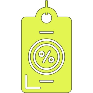 etiket simgesi vektör illüstrasyonu