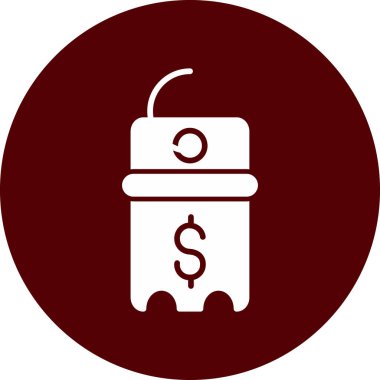 para çantası ikon vektör illüstrasyonu