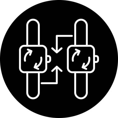 Paylaşım simgesinin illüstrasyon vektör tasarımı