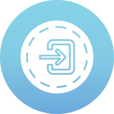 ok simgesi vektör illüstrasyonu