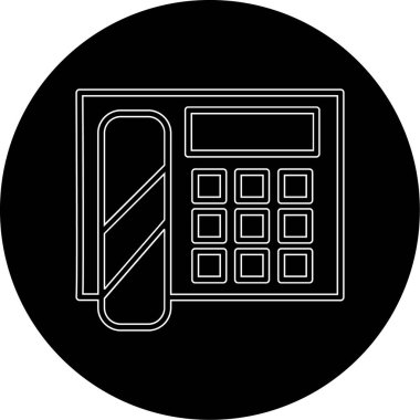 Moda Biçiminde Hesaplayıcı Simgesi İzole Arkaplan