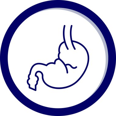 Hamile kadın vektör ikonu. biçim düz simge, kobalt rengi, yuvarlak açılar, beyaz arkaplan