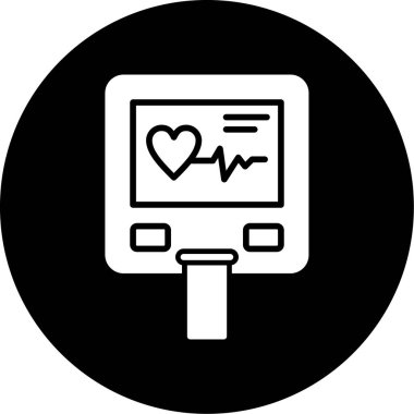 vectorillustratie van hartslag pictogram