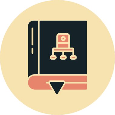 Modern eğitim ikonunun vektör illüstrasyonu