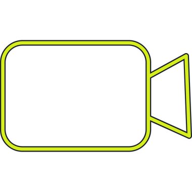 video kamera izole edilmiş ikon vektör illüstrasyon tasarımı