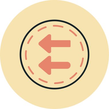 ok simgesinin vektör illüstrasyonu