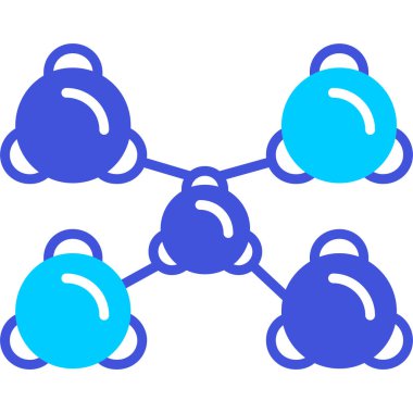 Bulut ağı. Basit resimleme