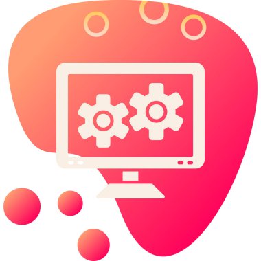 Beyin. Web simgesi basit illüstrasyon