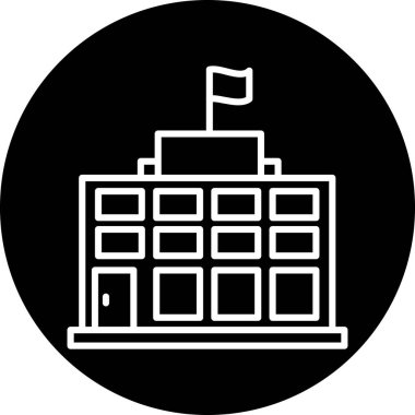 okul ve eğitim vektör simgesi.