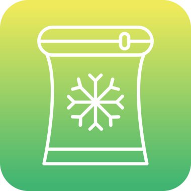 soğuk soğuk ikon ana hatları biçiminde