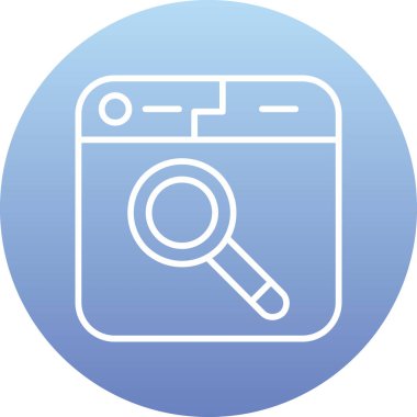 seo modern simgesinin vektör illüstrasyonu