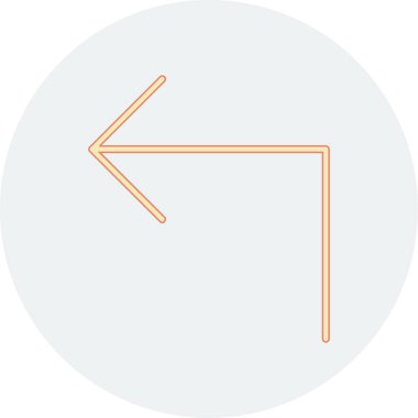 Modern yol simgesinin vektör illüstrasyonu