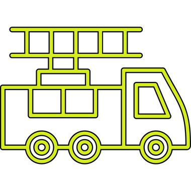 bus simgesi vektör illüstrasyonu