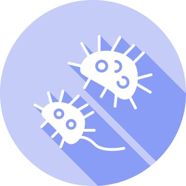 Virüs ikonu vektör illüstrasyonu