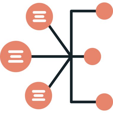 şebeke. Web simgesi basit illüstrasyon