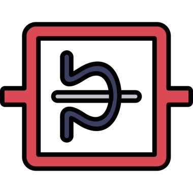 mıknatıs simgesi vektör çizimi