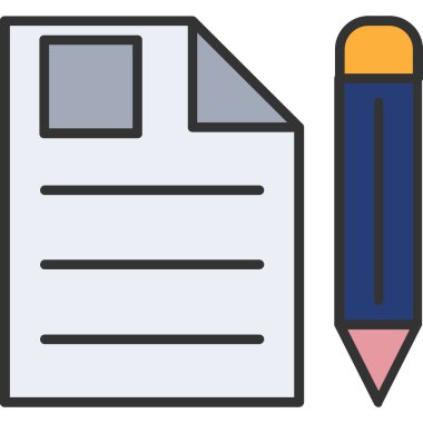 dosya belge vektör simgesi